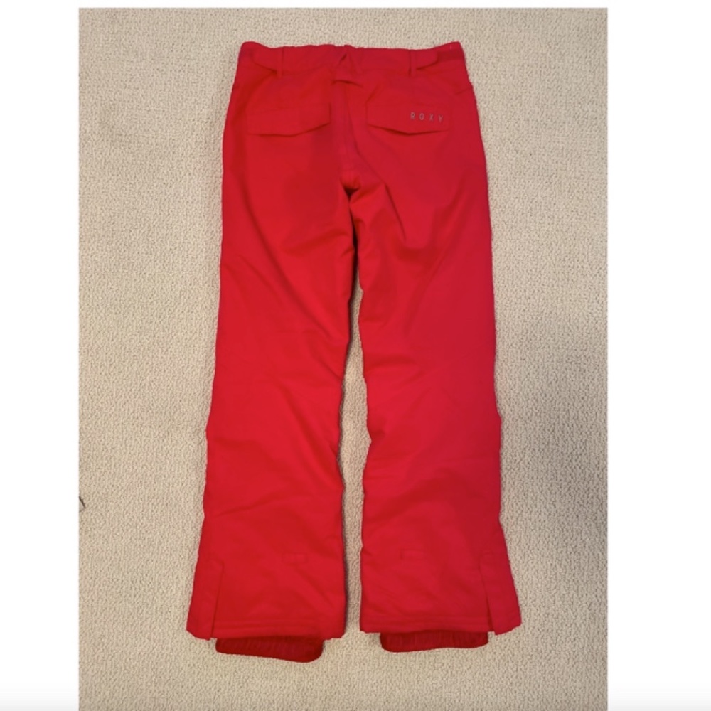 Pink Roxy Backyard Insulated Snow Pants - Picture 2 of 5